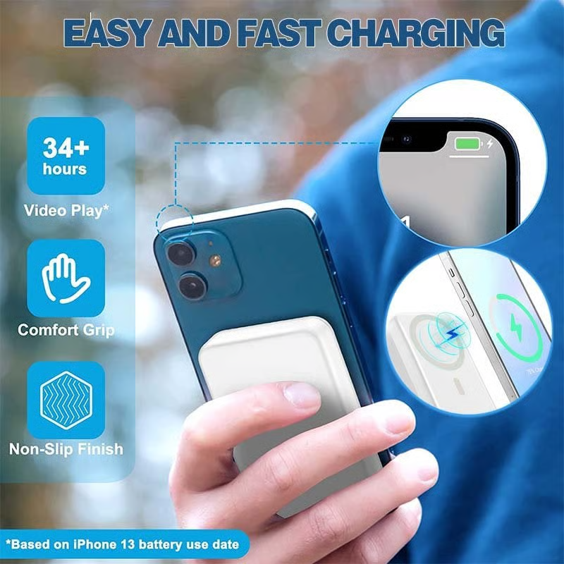 Portable Magnetic Wireless Power Bank