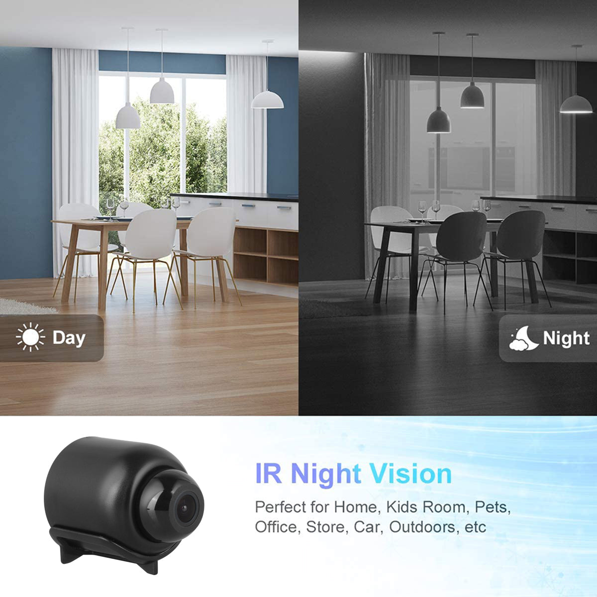 Hidden Camera – 720p Wireless Indoor Security