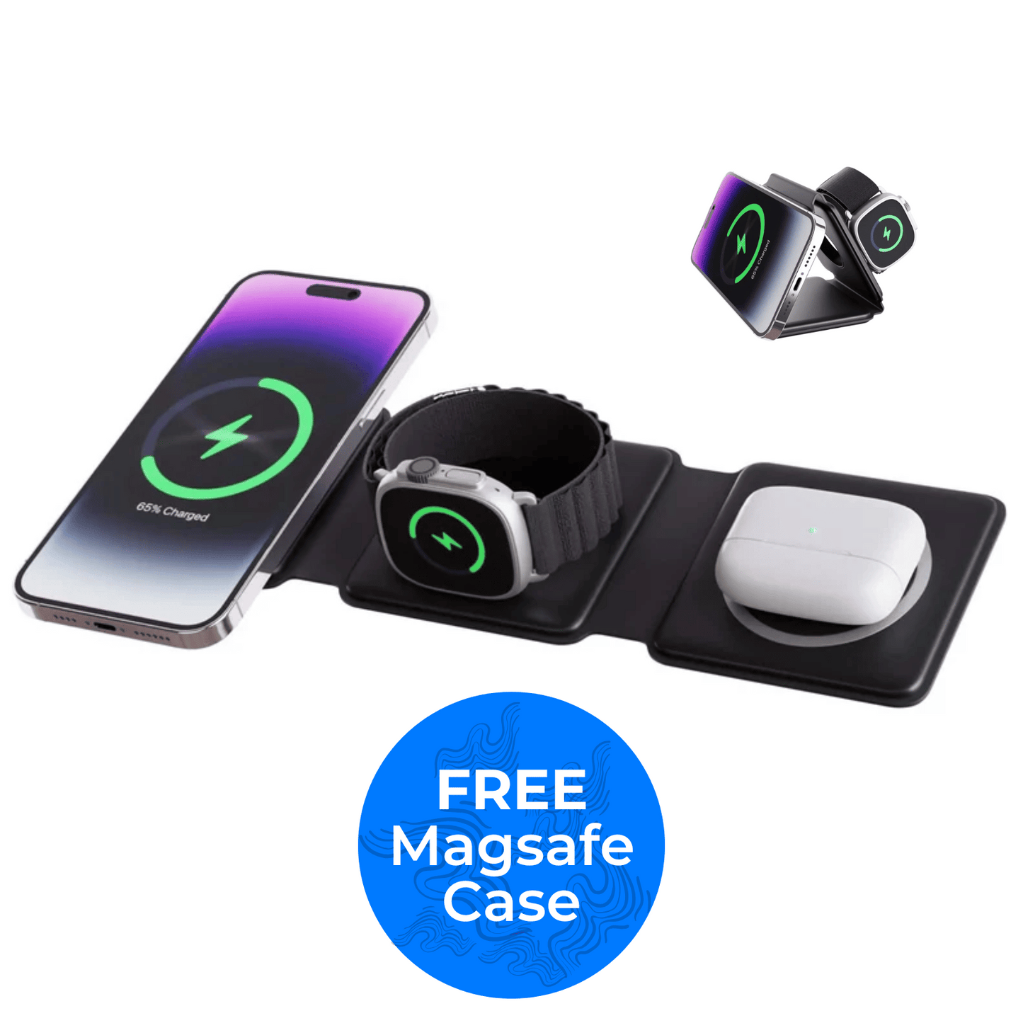 Apple MagSafe 3-in-1 Wireless Charger