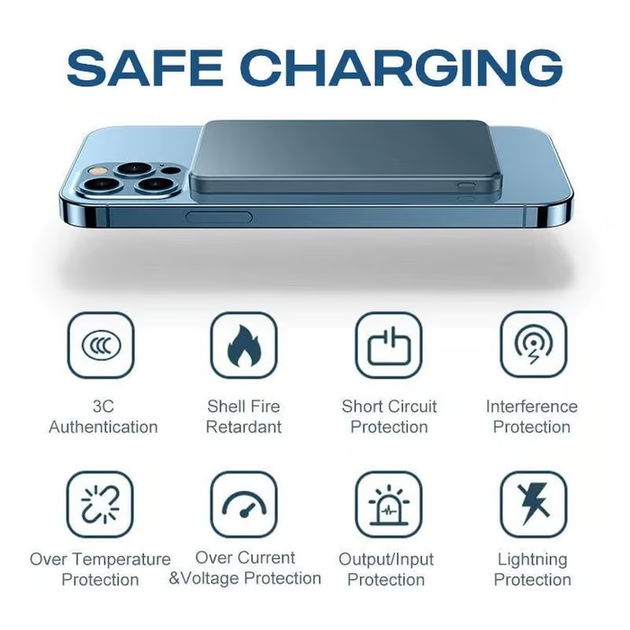 Portable Magnetic Wireless Power Bank