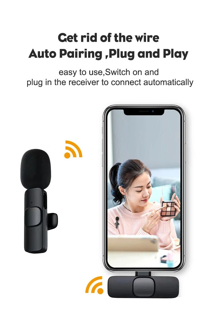 🔥LAST DAY 48% OFF🔥New Wireless Lavalier Microphone