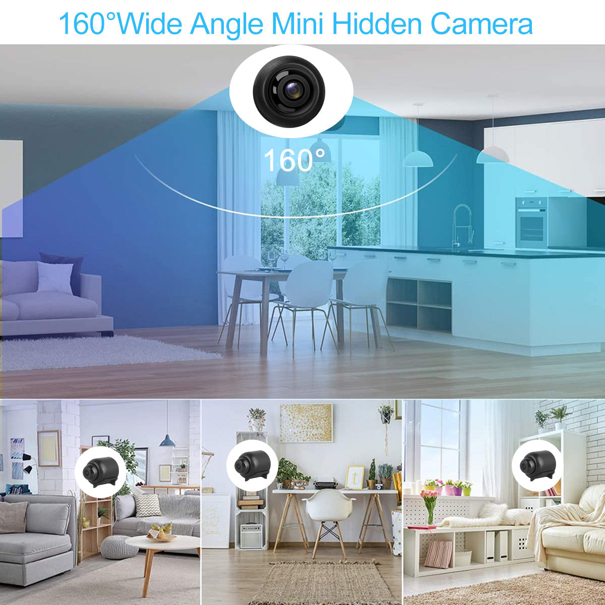 Hidden Camera – 720p Wireless Indoor Security