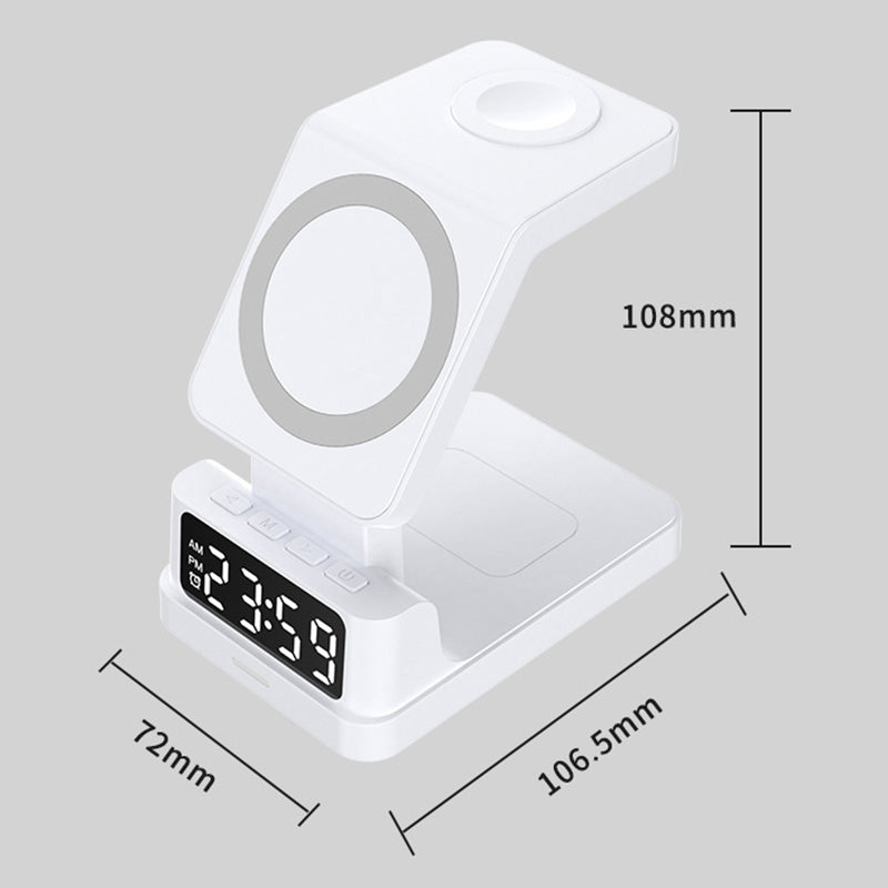 Multi-Function Magnetic Charger with Clock Display