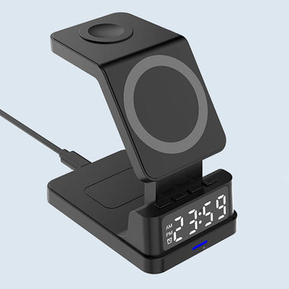 Multi-Function Magnetic Charger with Clock Display