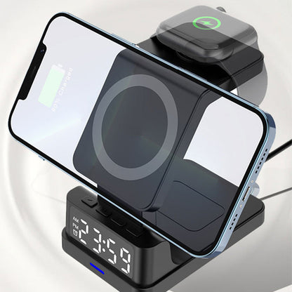 Multi-Function Magnetic Charger with Clock Display