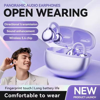 🎧AI Ear Clip Bluetooth Headphones