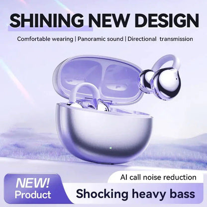 🎧AI Ear Clip Bluetooth Headphones